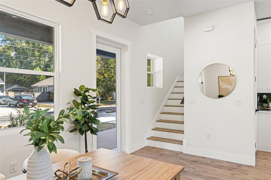 Furnished interior view inside a new home in , Tampa (Image 18). Furnished interior view inside a new home in , Tampa (Image 18).