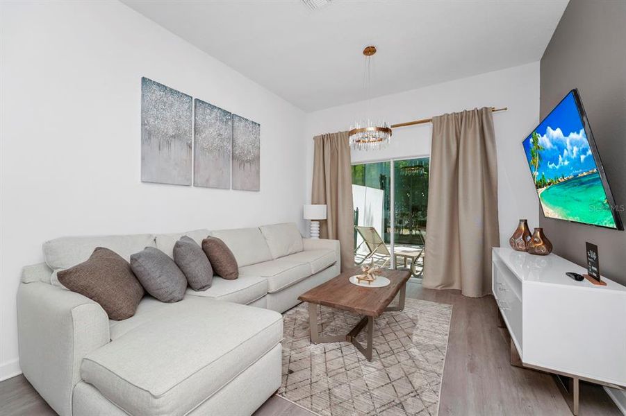 Furnished interior view inside a new home in , Davenport (Image 33). Furnished interior view inside a new home in , Davenport (Image 33).