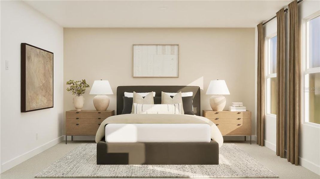 Furnished interior view inside a new home in Wellness Ridge: Eventide Collection, Clermont (Image 12).