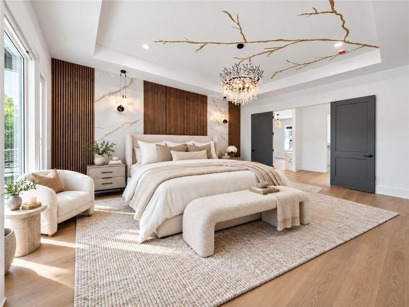 Furnished interior view inside a new home in , Buford (Image 17).