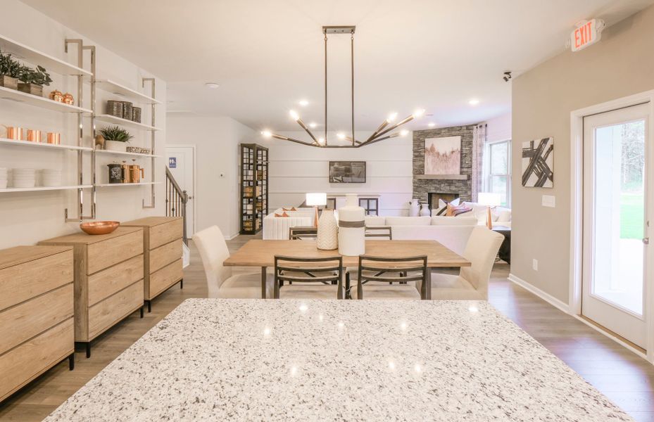 Furnished interior view inside a new home in Providence Oaks, Fuquay Varina (Image 11).