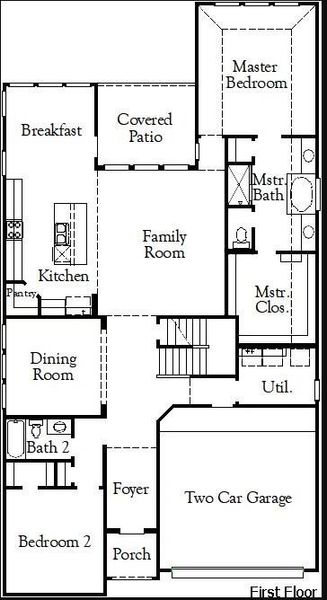 1st Floorplan - Representative Photo
