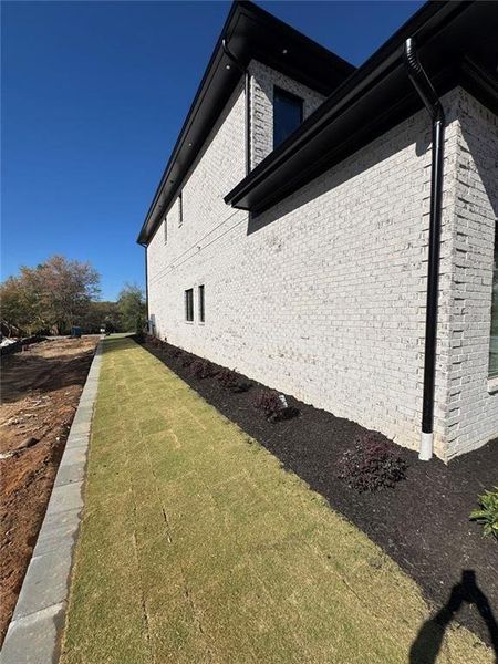 Exterior details and patio area of a home in , Buford (Image 21).