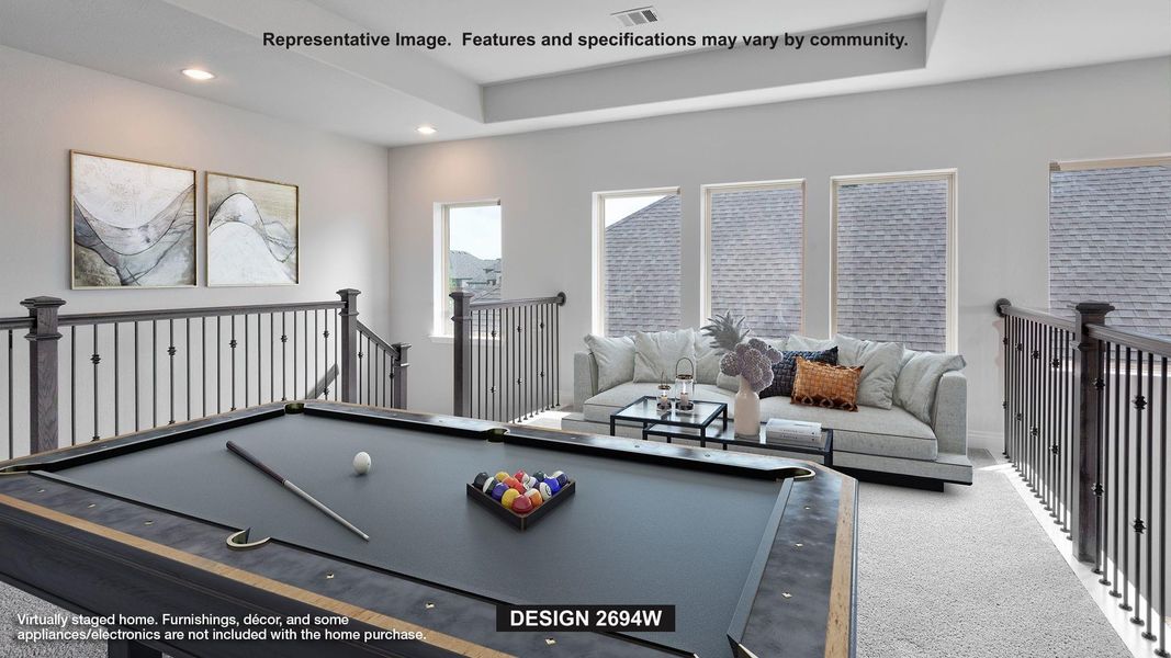 Furnished interior view inside a new home in Valencia, Manvel (Image 4).