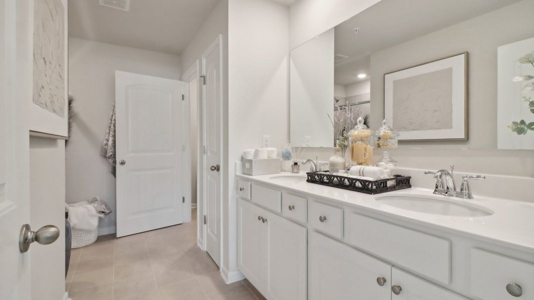 Furnished interior view inside a new home in Townes at Asbury, Hapeville (Image 14). Furnished interior view inside a new home in Townes at Asbury, Hapeville (Image 14).