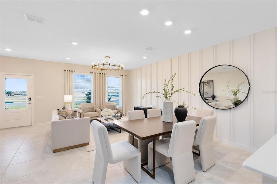 Furnished interior view inside a new home in The Cove at Nona Sound, Orlando (Image 15).