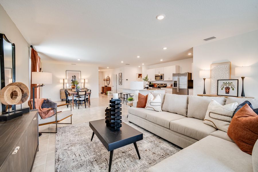 Furnished interior view inside a new home in Palm Wind, Hudson (Image 17).