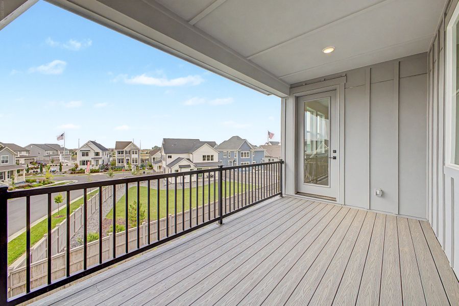 Exterior details and patio area of a home in Westerly, Erie (Image 3). Exterior details and patio area of a home in Westerly, Erie (Image 3).