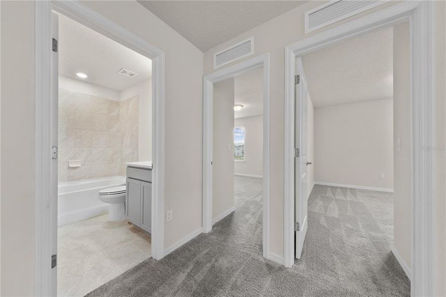 Spacious, unfurnished interior of a new home in EverBe, Orlando (Image 15).