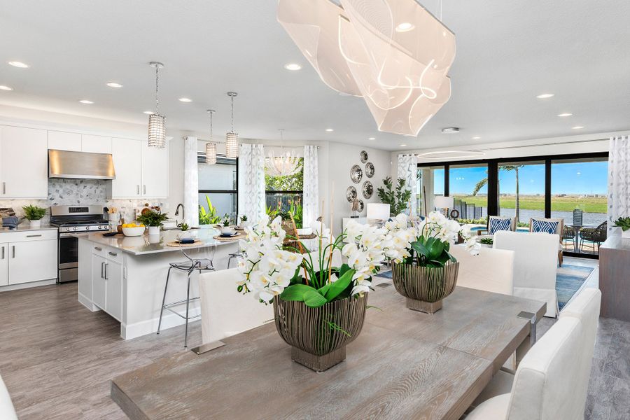 Representative furnished interior of a home built from the Atlantica by GL Homes in Valencia Parc at Riverland, Port St. Lucie (Image 10).