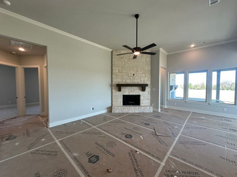 In-progress construction of a new home in Fannin Ranch, Leonard, TX (Image 19).