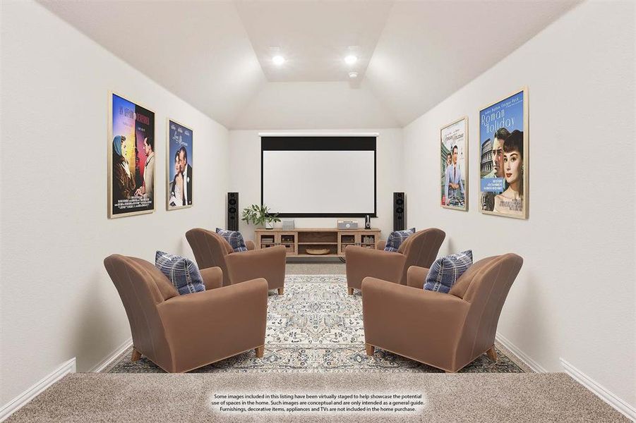 Furnished interior view inside a new home in Sonoma Verde, McLendon-Chisholm (Image 12).