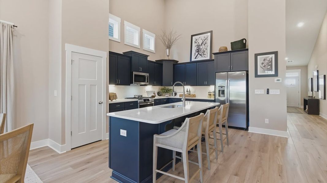 Furnished interior view inside a new home in Walnut Ridge, Inman (Image 11). Furnished interior view inside a new home in Walnut Ridge, Inman (Image 11).