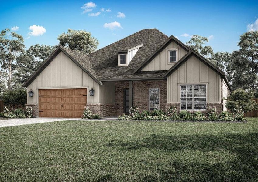 Exterior elevation of the Fairview C.