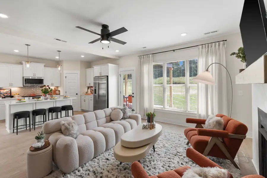 Furnished interior view inside a new home in , Gallatin (Image 3).