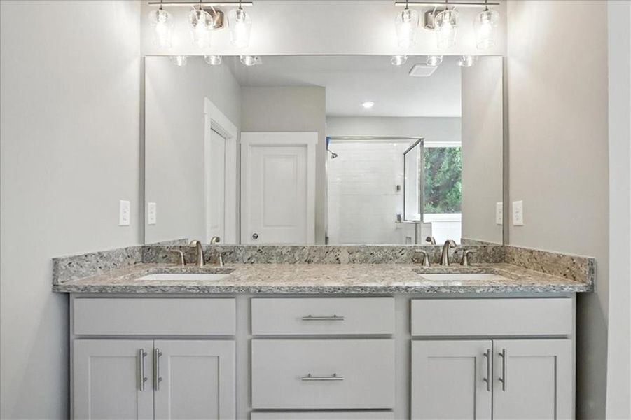 Furnished interior view inside a new home in Traditions of Braselton, Jefferson (Image 9).
