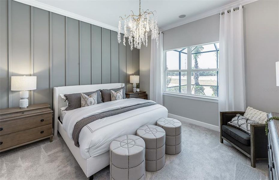 Furnished interior view inside a new home in BeachWalk by Manasota Key, Englewood (Image 12).