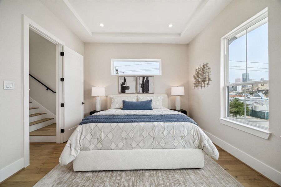 Furnished interior view inside a new home in , Houston (Image 23).