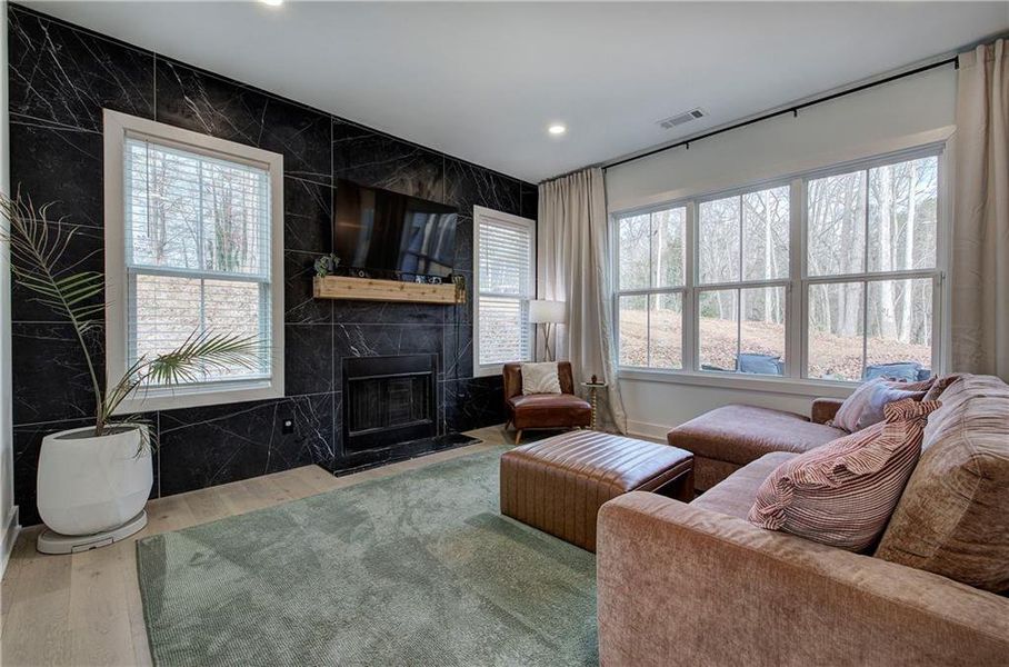Furnished interior view inside a new home in , Cartersville (Image 9).