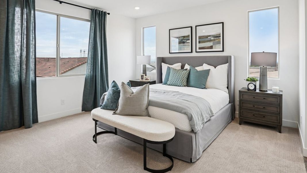 Representative furnished interior of a home built from the 4504 by Risewell Homes in The Estates at Frontera, Surprise (Image 12). Representative furnished interior of a home built from the 4504 by Risewell Homes in The Estates at Frontera, Surprise (Image 12).