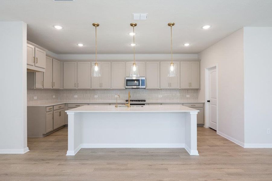 Furnished interior view inside a new home in Lariat, Liberty Hill (Image 12).
