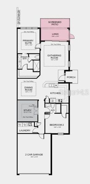 2D floor plan layout of this home in Esplanade at Azario Lakewood Ranch, Bradenton, FL (Image 4). 2D floor plan layout of this home in Esplanade at Azario Lakewood Ranch, Bradenton, FL (Image 4).