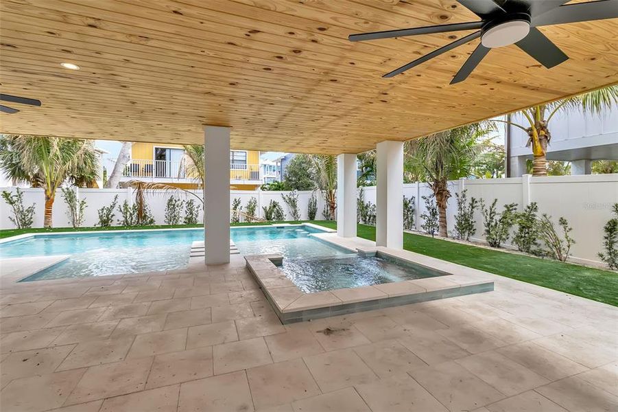 Exterior details and patio area of a home in , Bradenton Beach (Image 26).