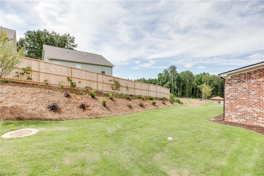 Exterior details and patio area of a home in , Buford (Image 28).