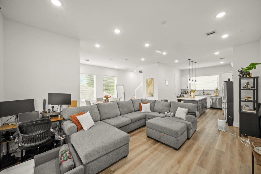 Furnished interior view inside a new home in , Houston (Image 11).