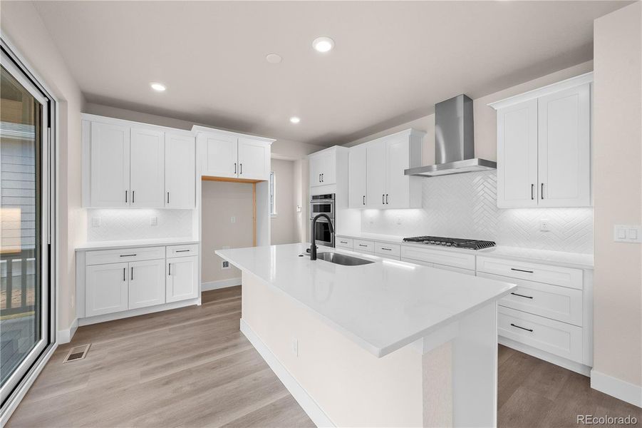 Furnished interior view inside a new home in Harmony at Sterling Ranch, Littleton (Image 10). Furnished interior view inside a new home in Harmony at Sterling Ranch, Littleton (Image 10).