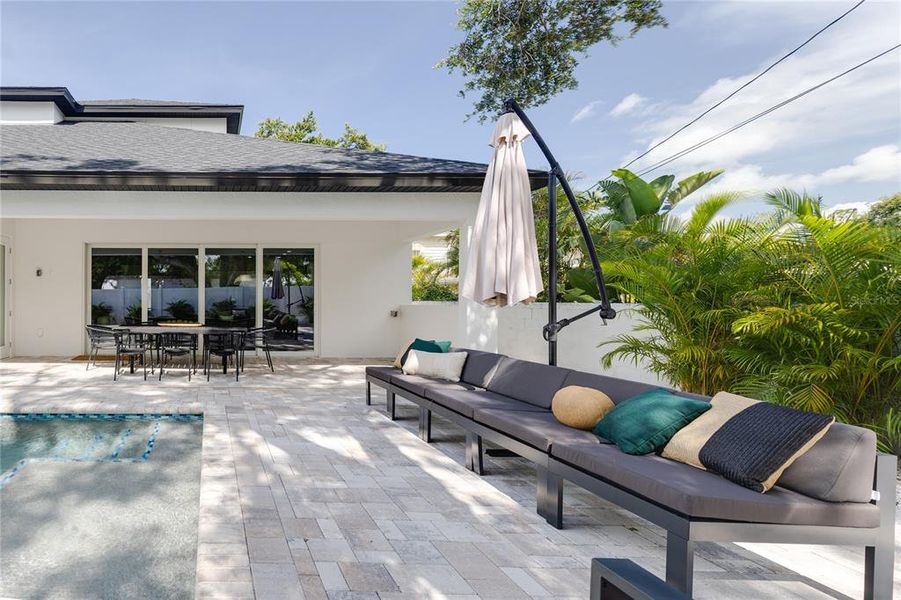 Exterior details and patio area of a home in , Gulfport (Image 39). Exterior details and patio area of a home in , Gulfport (Image 39).