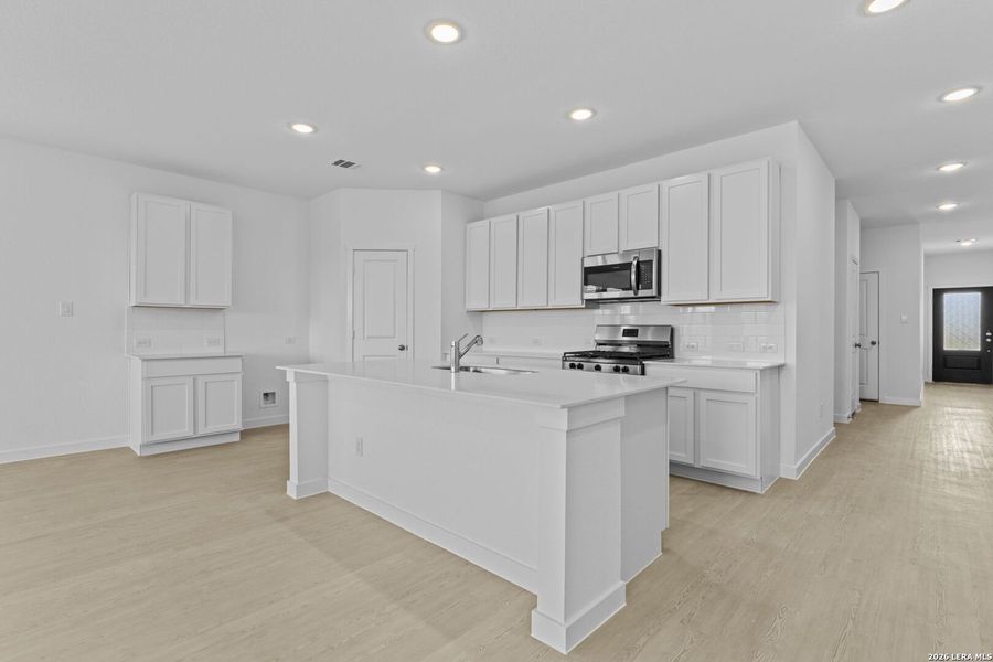 Furnished interior view inside a new home in Waterwheel, San Antonio (Image 5).