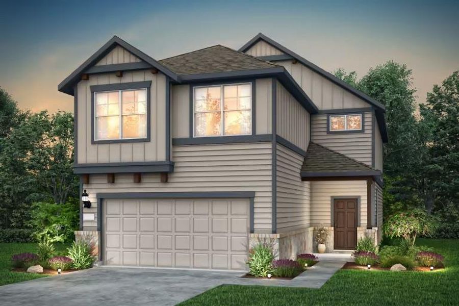 Pulte Homes, Rybrook elevation I, rendering