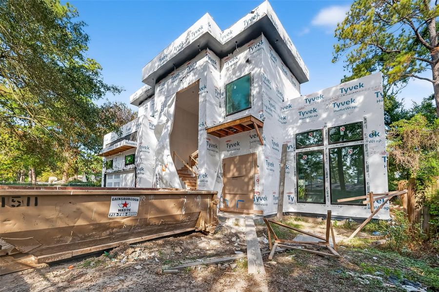 In-progress construction of a new home in , Houston, TX (Image 28).