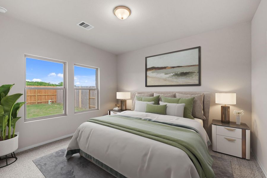 Furnished interior view inside a new home in Creekhaven, Rosharon (Image 10).