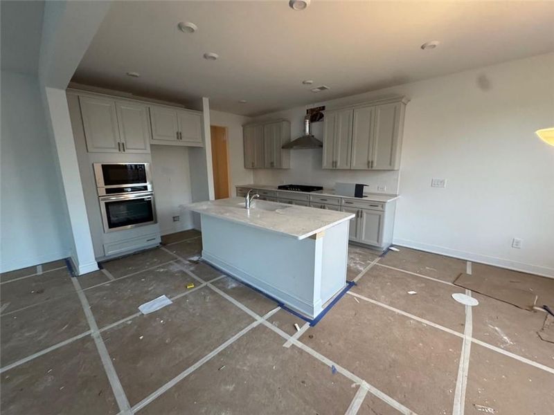 In-progress construction of a new home in The Village at Shallowford, Kennesaw, GA (Image 18).