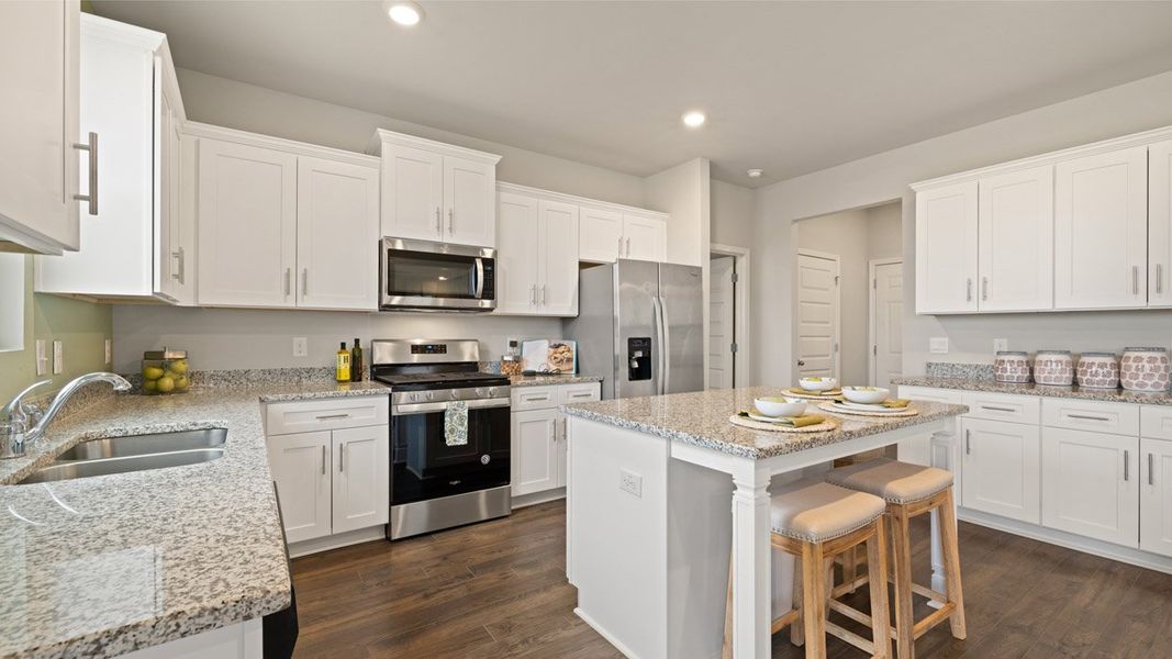 Representative furnished interior of a home built from the MANSFIELD by D.R. Horton in Carolina Groves, Moncks Corner (Image 9).