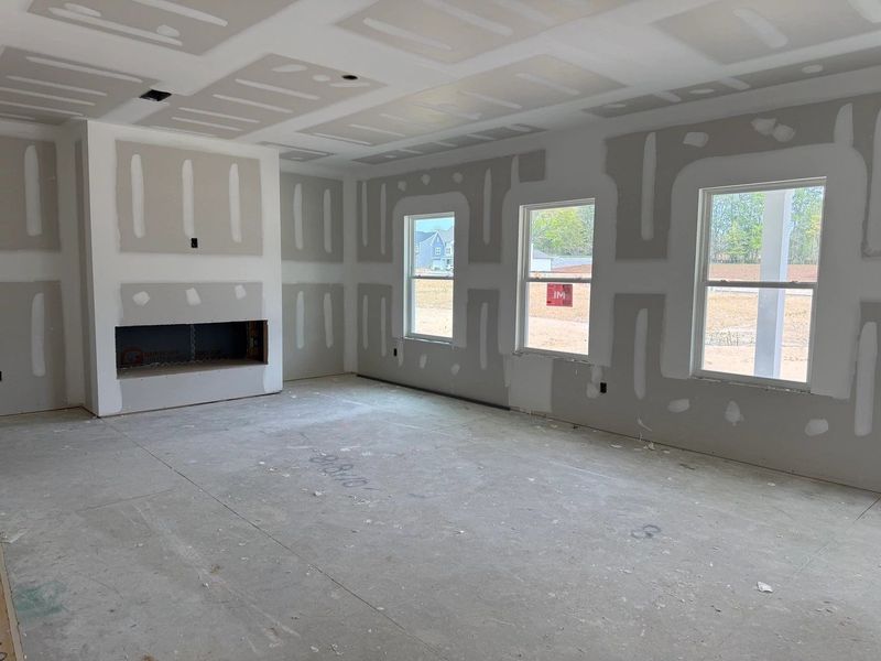 In-progress construction of a new home in The Point, Rolesville, NC (Image 9).