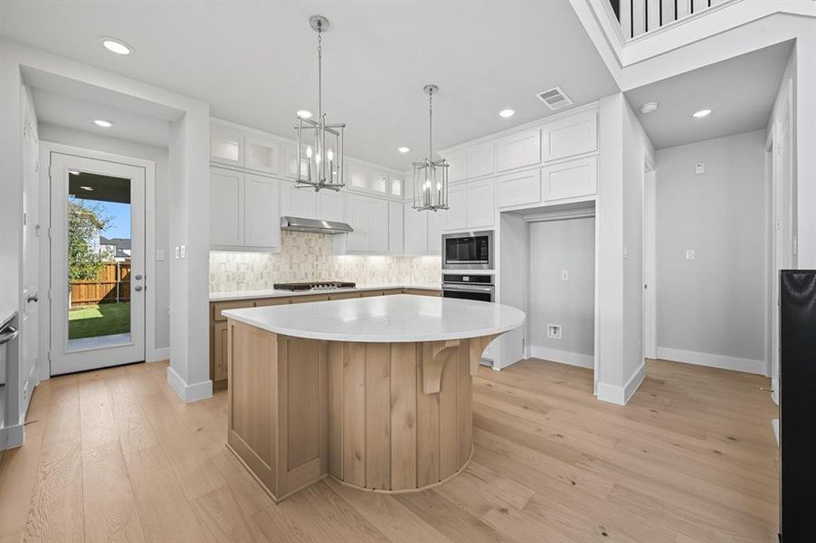 Furnished interior view inside a new home in Mosaic: 40ft. lots, Prosper (Image 12).