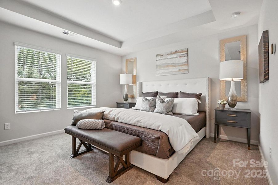 Furnished interior view inside a new home in Bailey Run, Charlotte (Image 12).