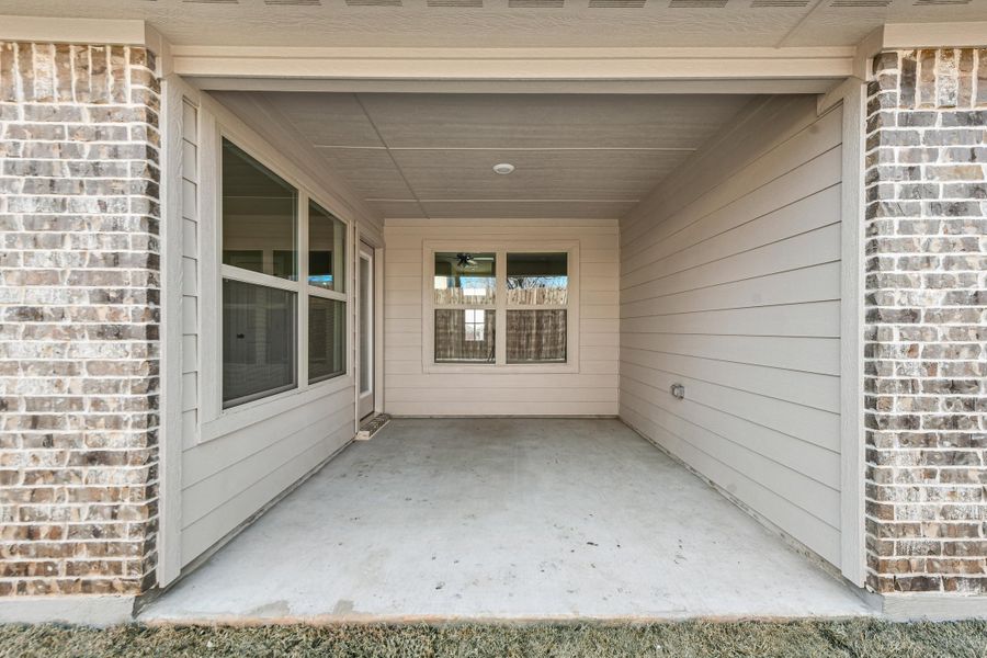 Representative exterior details of a home built from the Cambria I by Cheldan Homes in Sunset Ridge, Keene (Image 39). Representative exterior details of a home built from the Cambria I by Cheldan Homes in Sunset Ridge, Keene (Image 39).