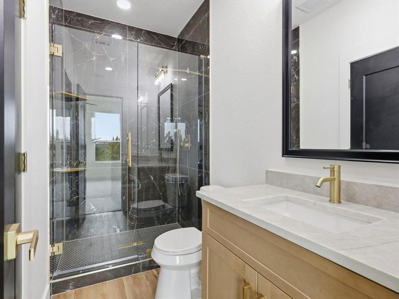 Furnished interior view inside a new home in , Dallas (Image 4).