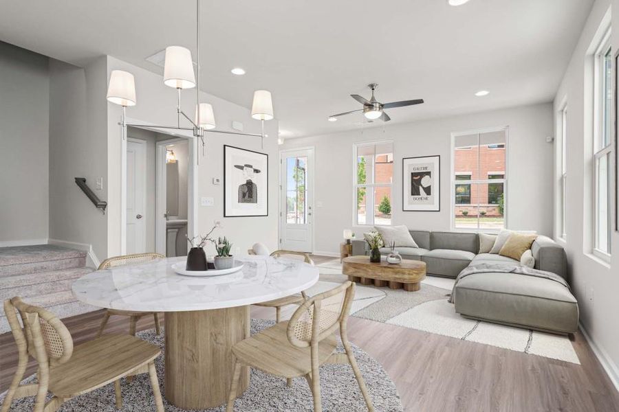 Furnished interior view inside a new home in Harmony, Auburn (Image 10).