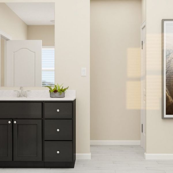 Medallion owners bath