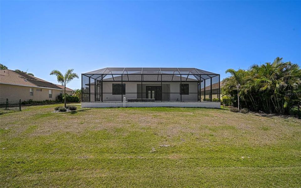 Exterior details and patio area of a home in , Rotonda West (Image 30).