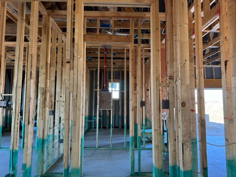 In-progress construction of a new home in Rocky Top, Krum, TX (Image 12).