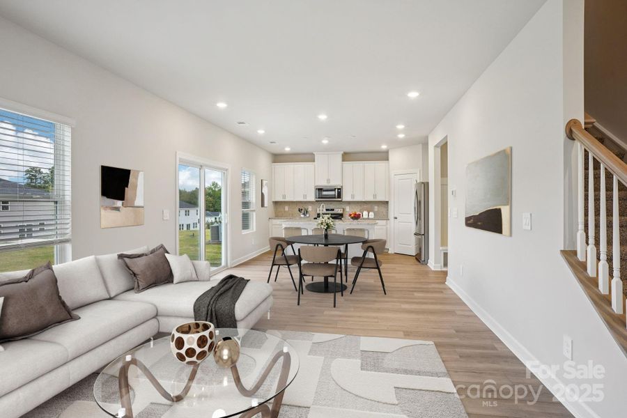 Furnished interior view inside a new home in Harper Landing, Stanley (Image 6).