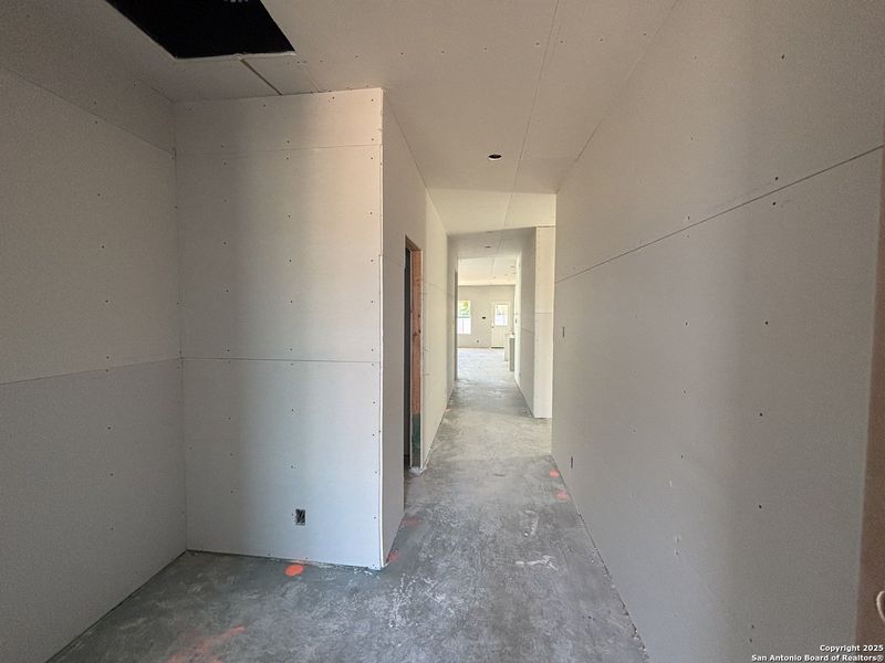 In-progress construction of a new home in The Summit at Saddlebrook Ranch 55's, Schertz, TX (Image 18).