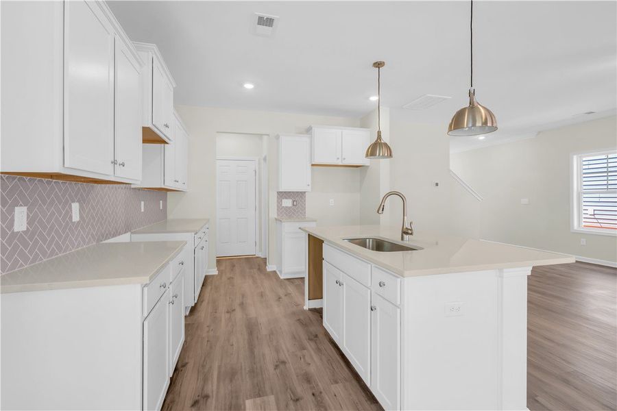 Furnished interior view inside a new home in Brownstone Park, Easley (Image 5).
