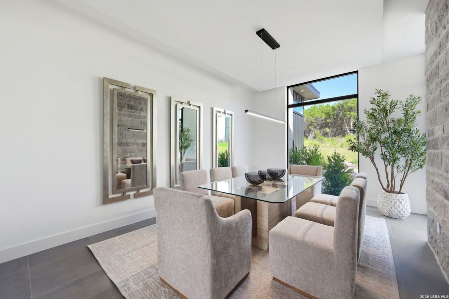 Furnished interior view inside a new home in , San Antonio (Image 74).